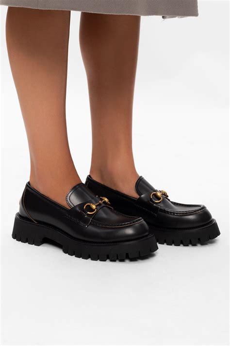 gucci loafers womems|Gucci platform loafers women.